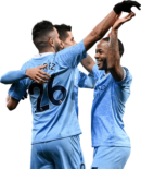 Riyad Mahrez, Joao Cancelo & Raheem Sterling football render