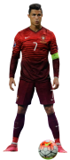 Cristiano Ronaldo football render