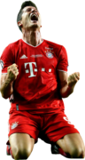 Robert Lewandowski football render