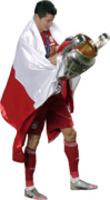 Robert Lewandowski football render