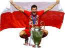 Robert Lewandowski football render