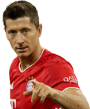 Robert Lewandowski football render