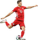 Robert Lewandowski football render