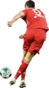 Robert Lewandowski football render