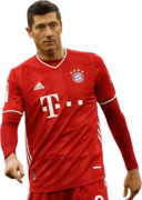 Robert Lewandowski football render