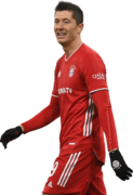 Robert Lewandowski football render