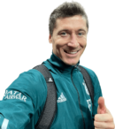 Robert Lewandowski football render