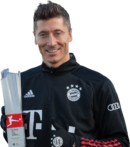 Robert Lewandowski football render