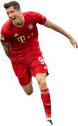 Robert Lewandowski football render