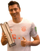 Robert Lewandowski football render