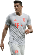 Robert Lewandowski football render