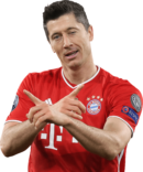 Robert Lewandowski football render