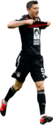 Robert Lewandowski football render