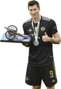 Robert Lewandowski football render