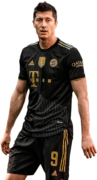 Robert Lewandowski football render