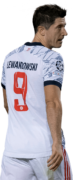 Robert Lewandowski football render