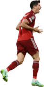 Robert Lewandowski football render