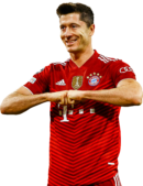 Robert Lewandowski football render