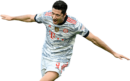 Robert Lewandowski football render