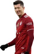 Robert Lewandowski football render