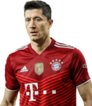 Robert Lewandowski football render