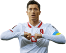 Robert Lewandowski football render