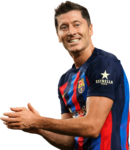 Robert Lewandowski football render