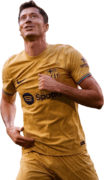 Robert Lewandowski football render