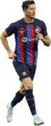 Robert Lewandowski football render