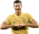 Robert Lewandowski football render