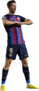 Robert Lewandowski football render