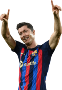 Robert Lewandowski football render