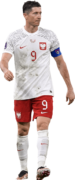 Robert Lewandowski football render