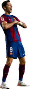 Robert Lewandowski football render