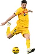 Robert Lewandowski football render