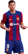 Robert Lewandowski football render