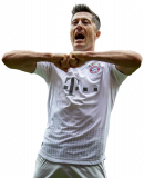 Robert Lewandowski football render