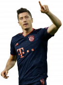 Robert Lewandowski football render