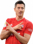 Robert Lewandowski football render