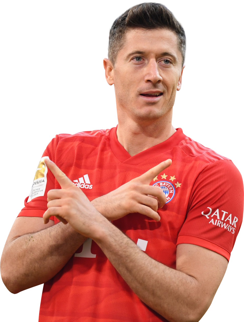 Robert Lewandowski football render - 25168 - FootyRenders