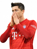 Robert Lewandowski football render