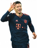 Robert Lewandowski football render