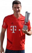 Robert Lewandowski football render