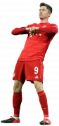 Robert Lewandowski football render