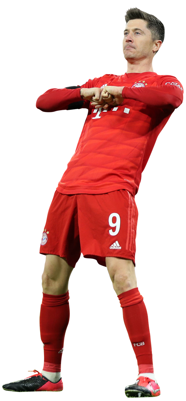 Robert Lewandowski football render - 65699 - FootyRenders