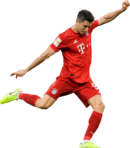 Robert Lewandowski football render