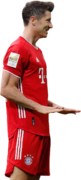 Robert Lewandowski football render