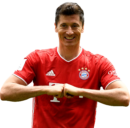 Robert Lewandowski football render