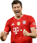 Robert Lewandowski football render