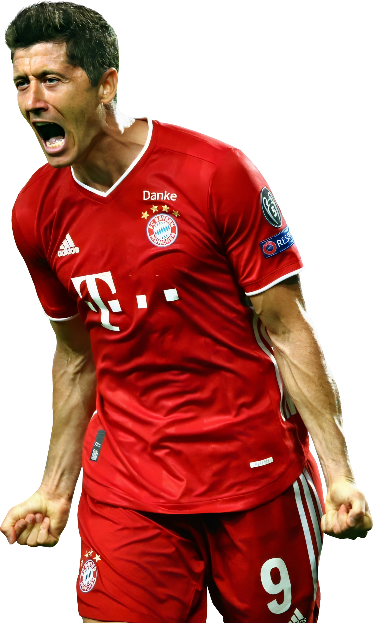 Robert Lewandowski football render - 70472 - FootyRenders